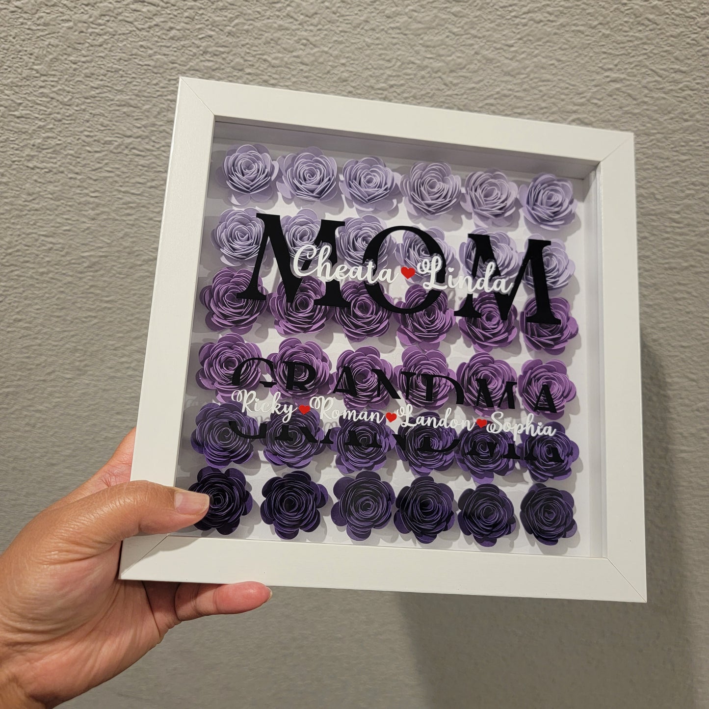 Mother's Day Flower Shadow box