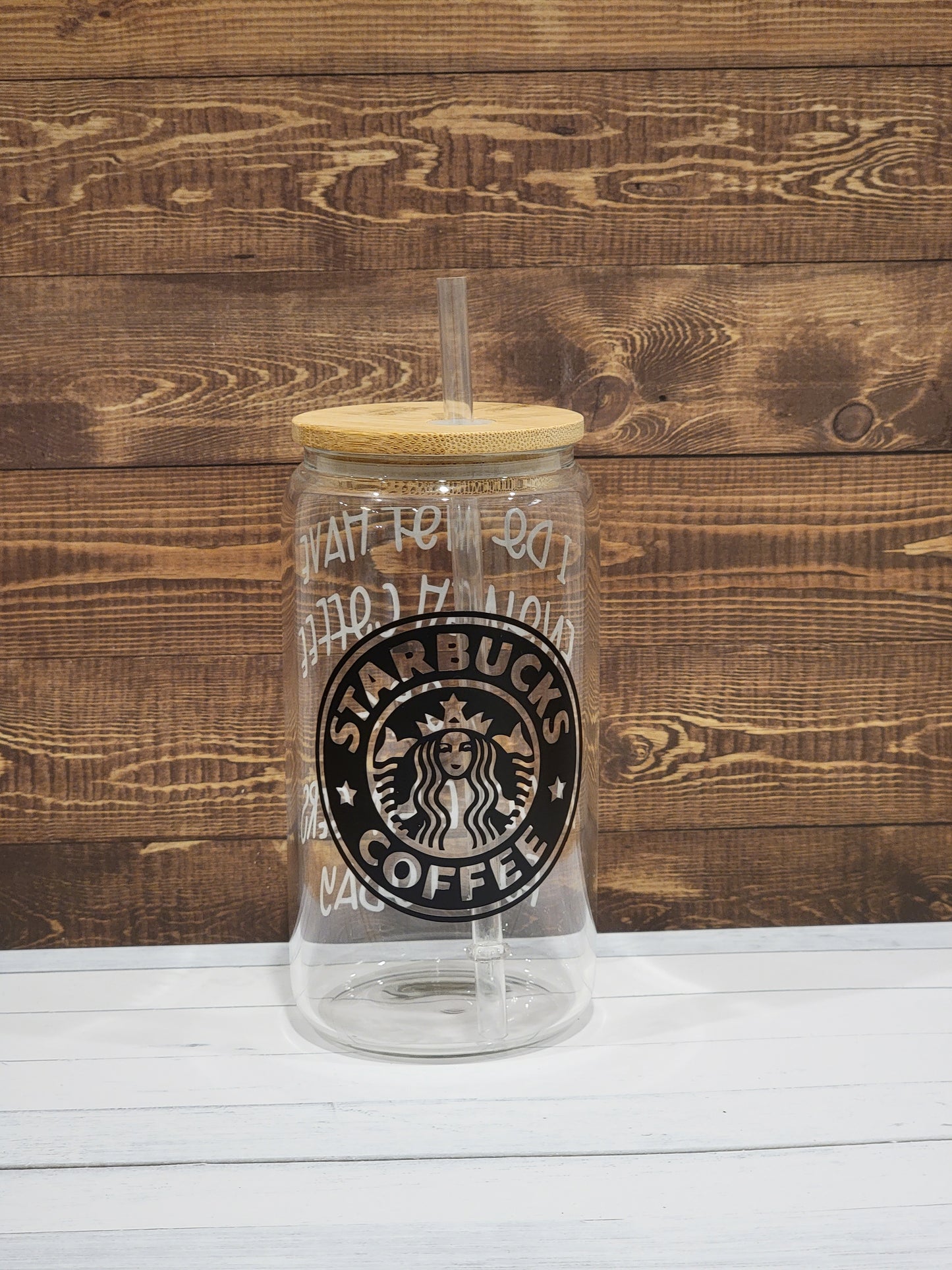 16 oz. Glass cup