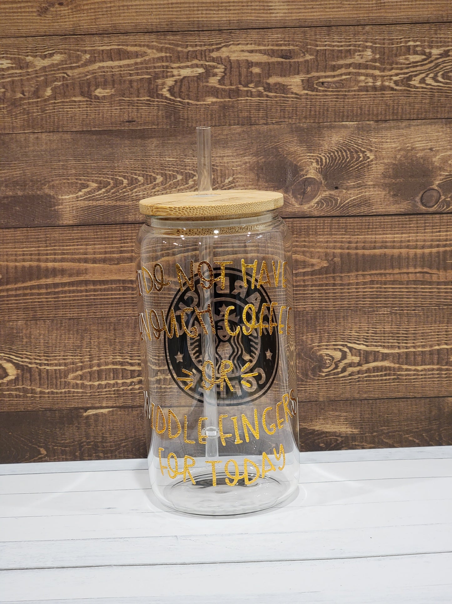 16 oz. Glass cup