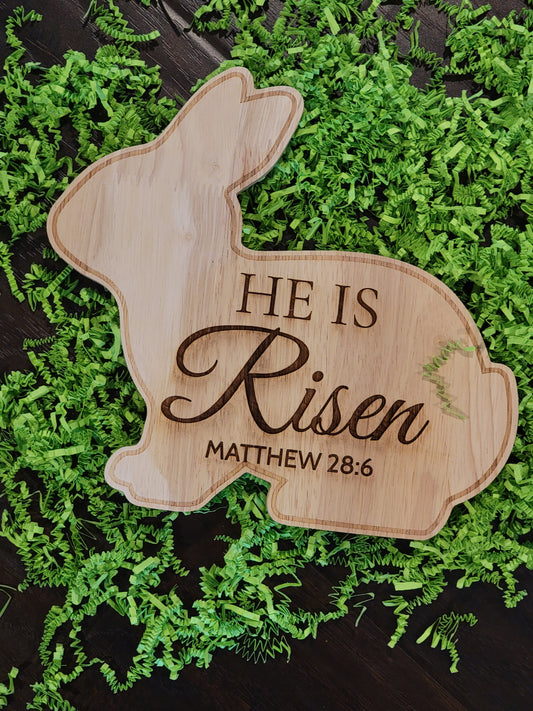 Engraved Easter Wood Signs