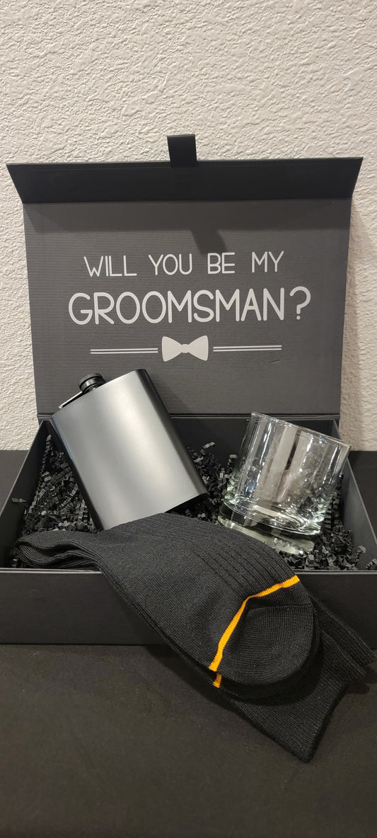 Groomsmen proposal box